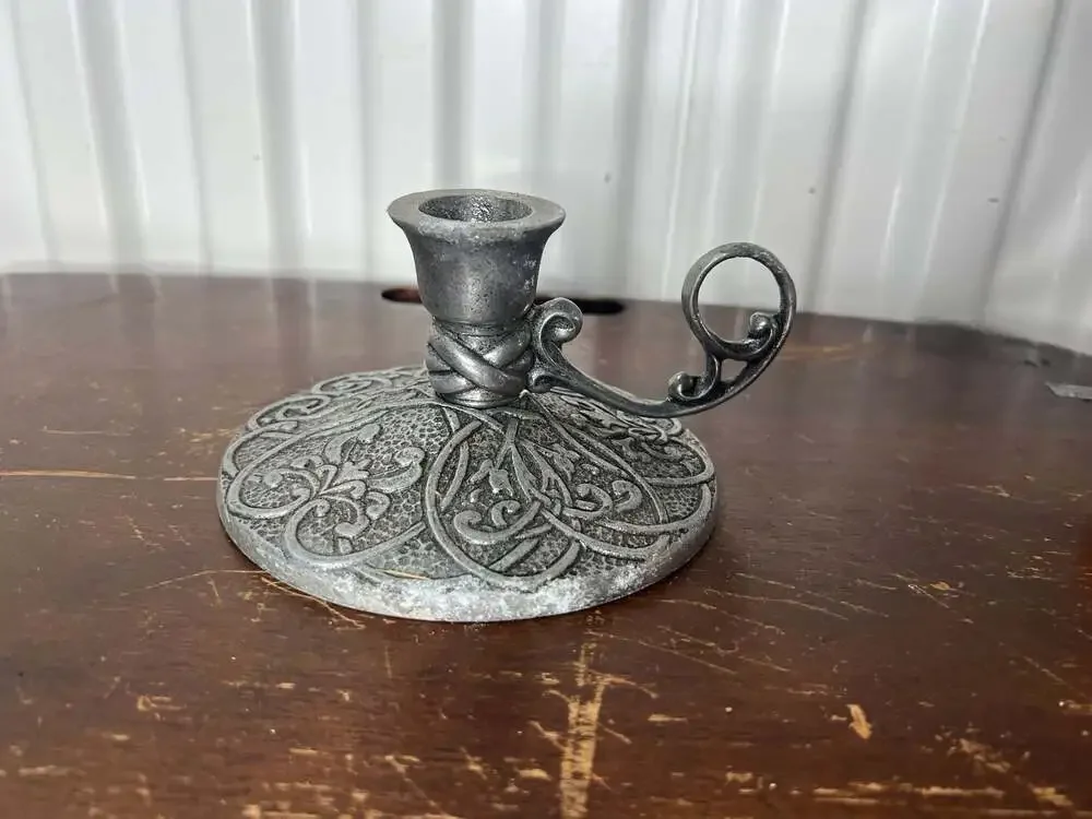1996 Forevermore Carson Pewter Chamberstick Candle Holder